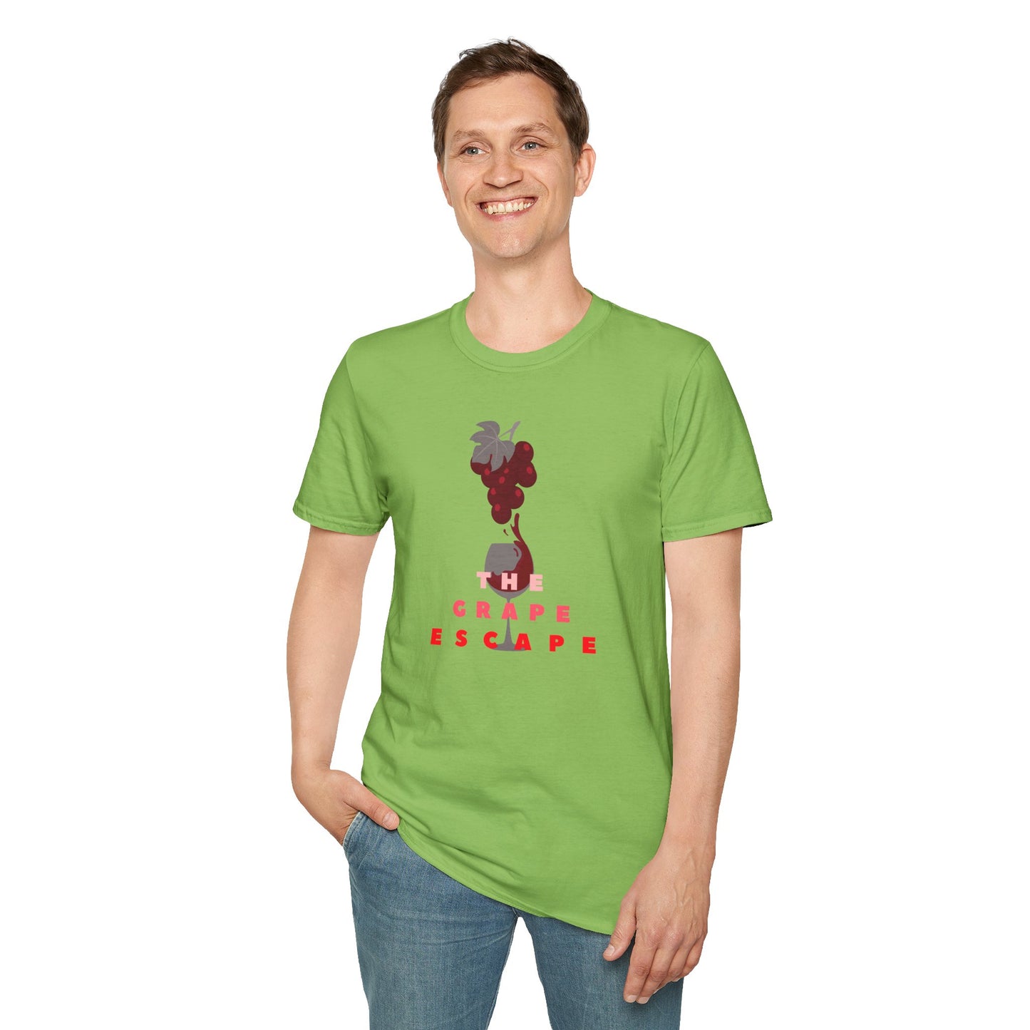 THE GRAPE ESCAPE Unisex Softstyle 100% Cotton T-Shirt