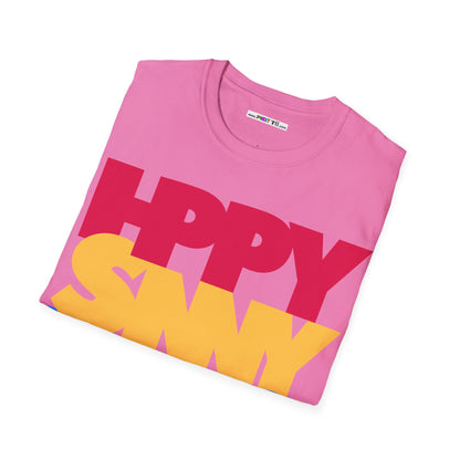 HPPY SNNY DYS Unisex Softstyle 100% Cotton T-Shirt