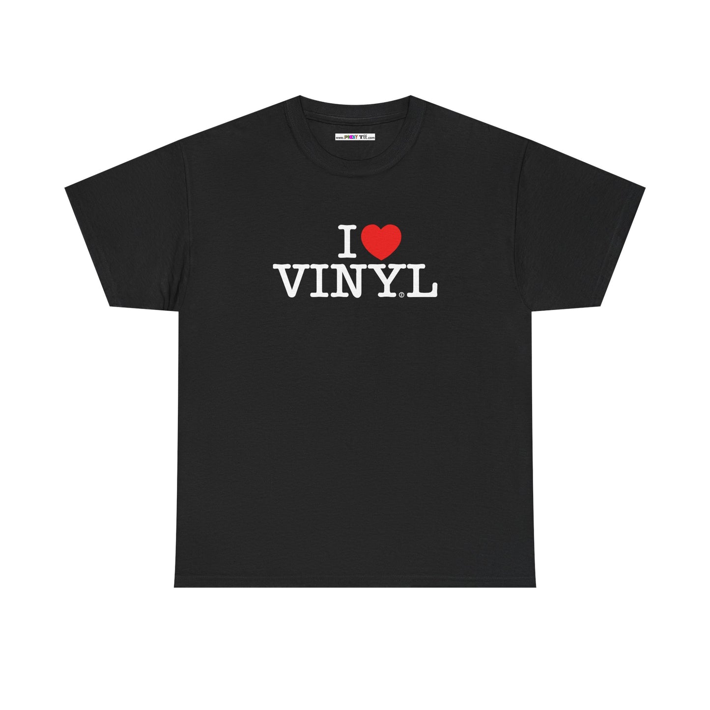 I ❤️ VINYL Unisex Heavy Cotton Tee