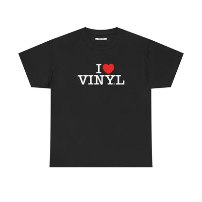I ❤️ VINYL Unisex Heavy Cotton Tee