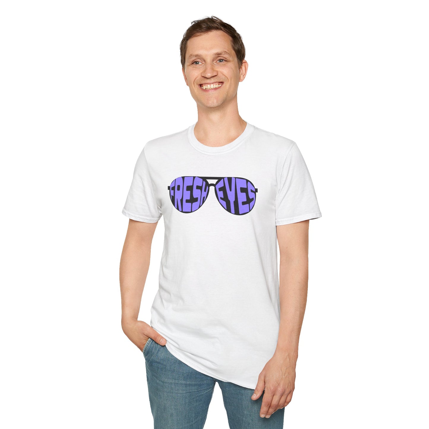 FRESH EYES Unisex Softstyle 100% Cotton T-Shirt