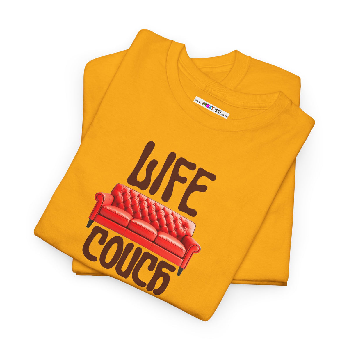 LIFE COUCH Unisex Heavy Cotton Tee