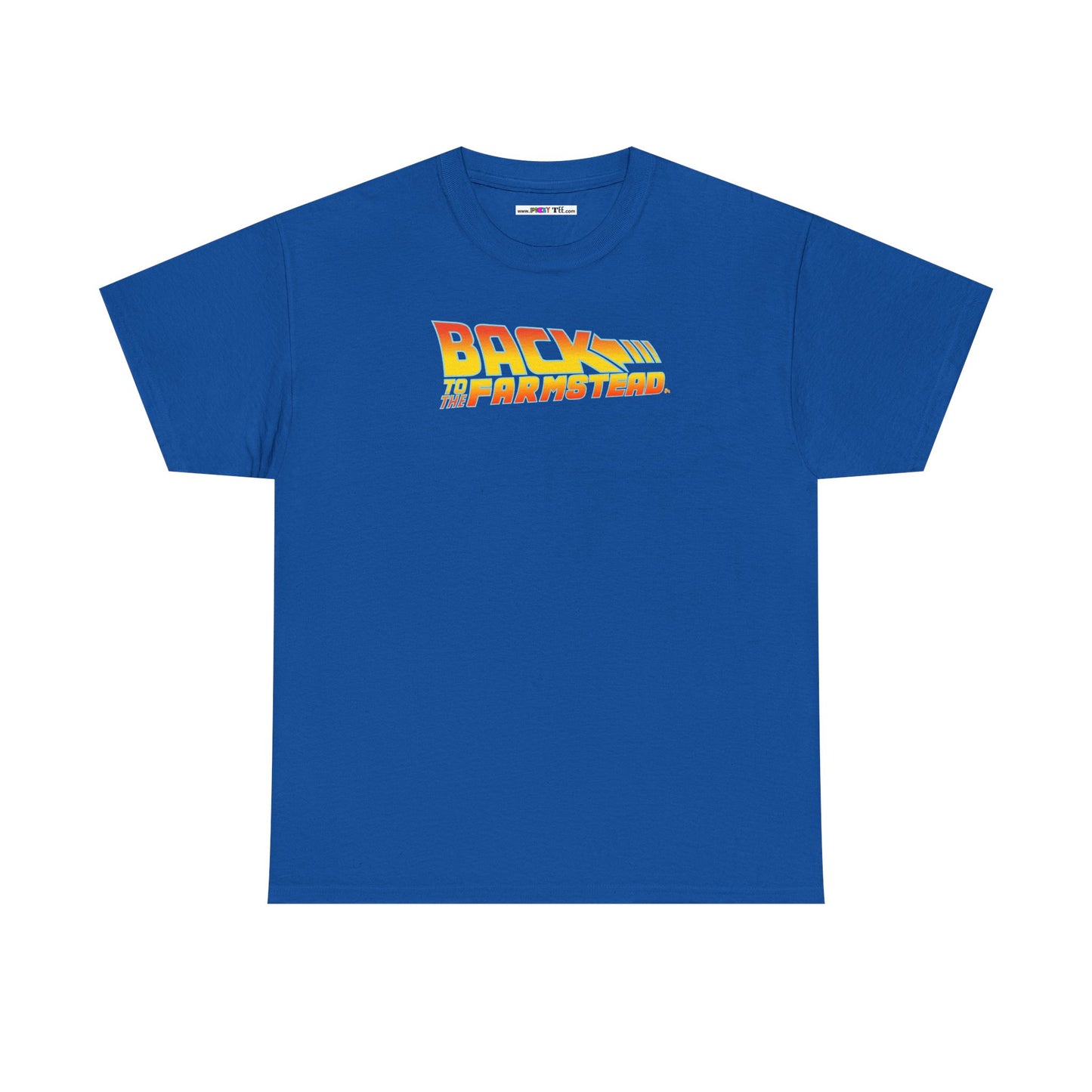 BACK TO THE FARMSTEAD Unisex Heavy Cotton Tee