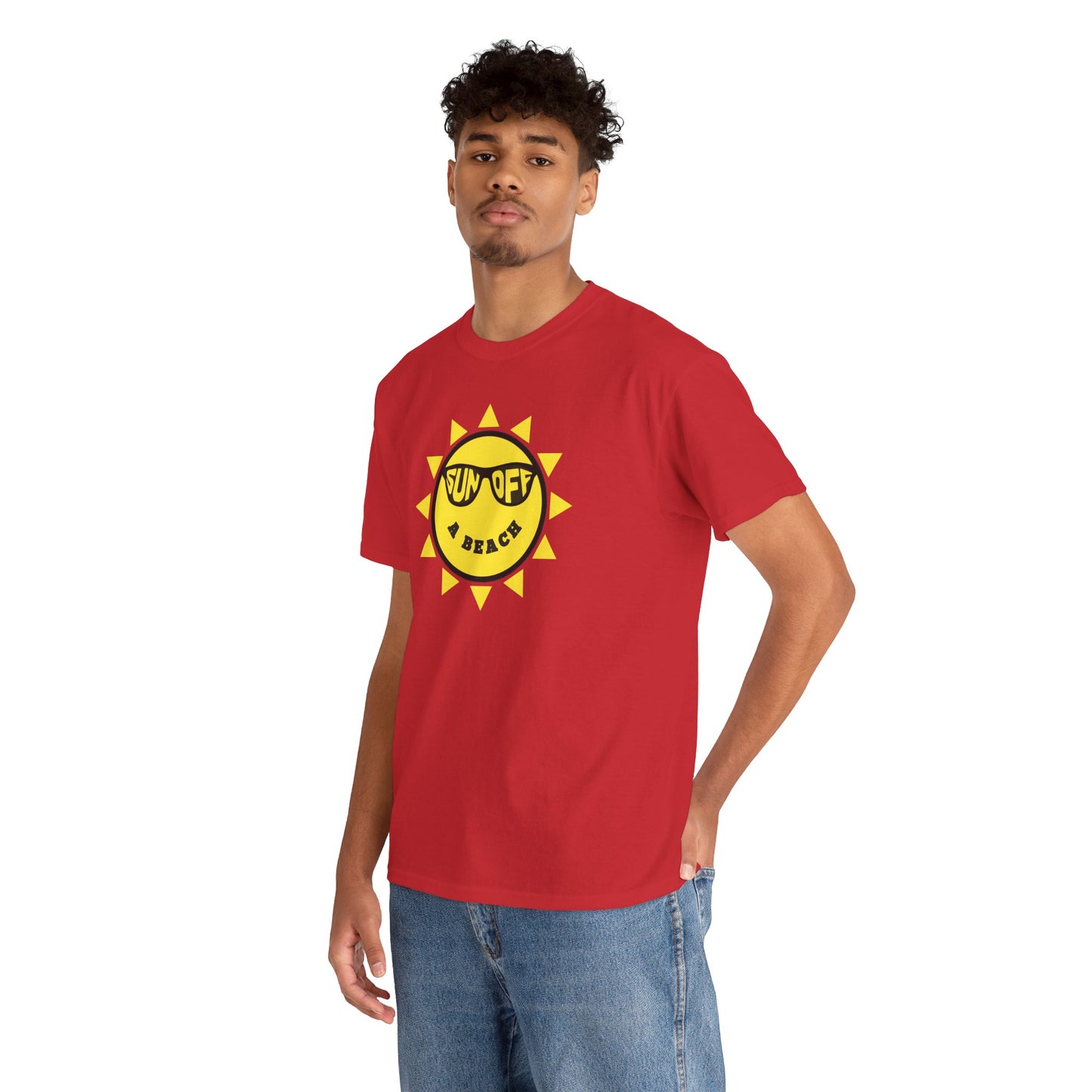 SUN OFF A BEACH Unisex Heavy Cotton Tee