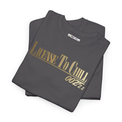 LICENSE TO CHILL 00Zzz Unisex Heavy Cotton Tee