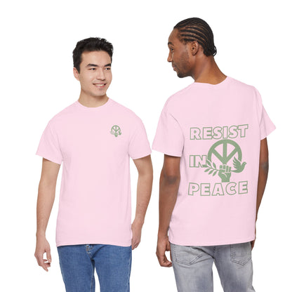 RESIST IN PEACE Unisex Heavy Cotton Tee