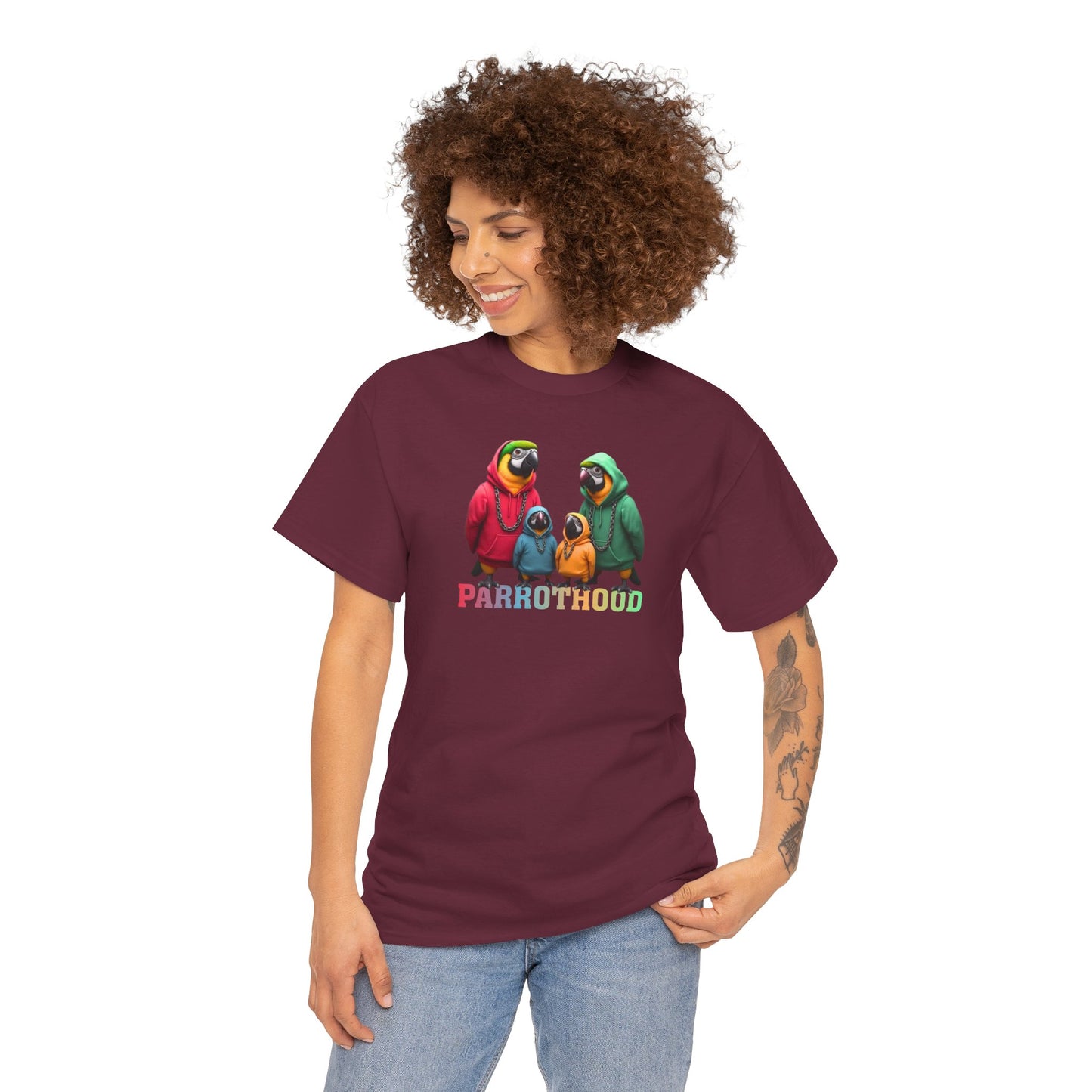PARROTHOOD Unisex Heavy Cotton Tee