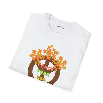 PEACE TREE TEE Unisex Softstyle 100% Cotton T-Shirt