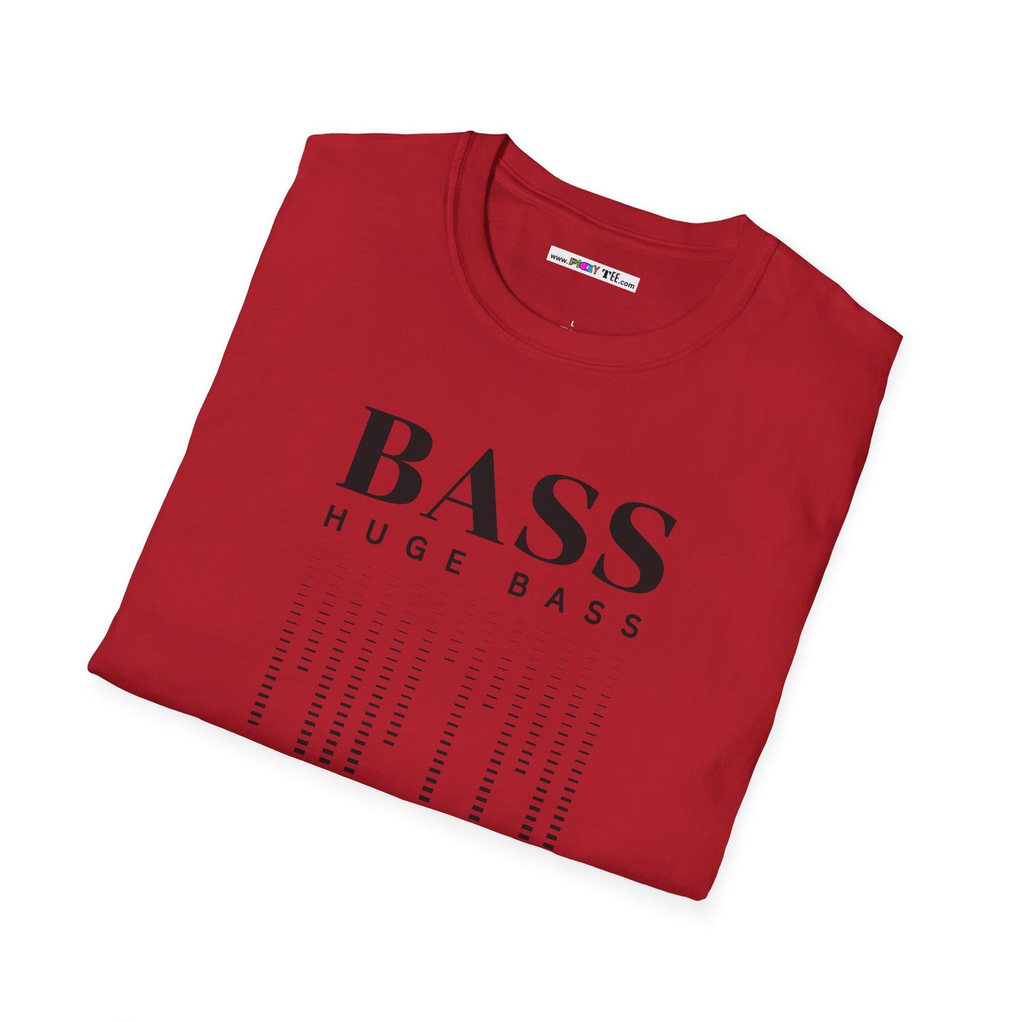 BASS HUGE BASS Unisex Softstyle 100% Cotton T-Shirt