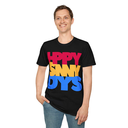 HPPY SNNY DYS Unisex Softstyle 100% Cotton T-Shirt