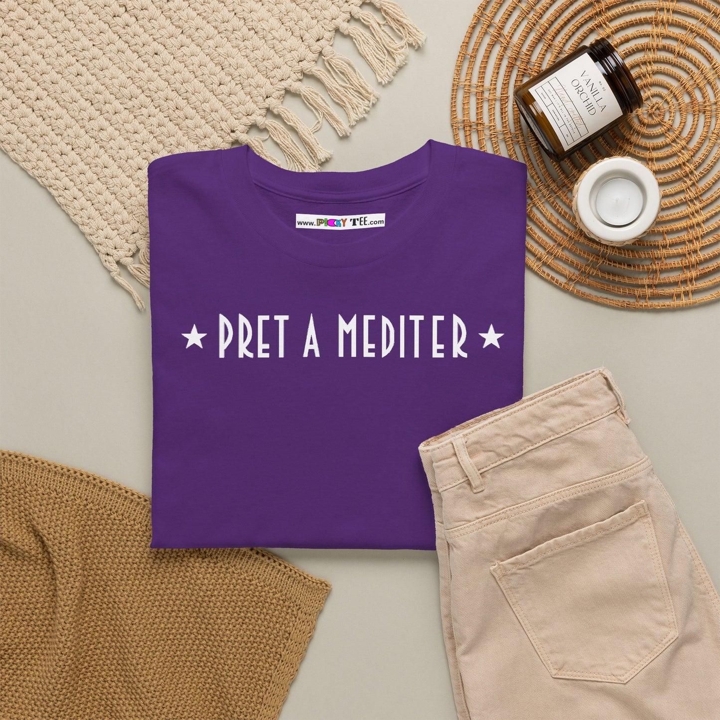 * PRET A MEDITER * Unisex Heavy Cotton Tee
