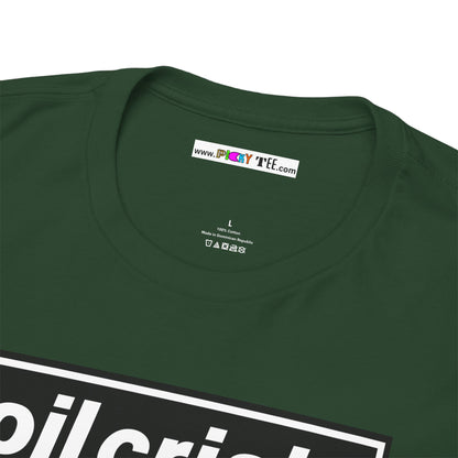 oil crisis/Foil THE crisis Unisex Heavy Cotton Tee