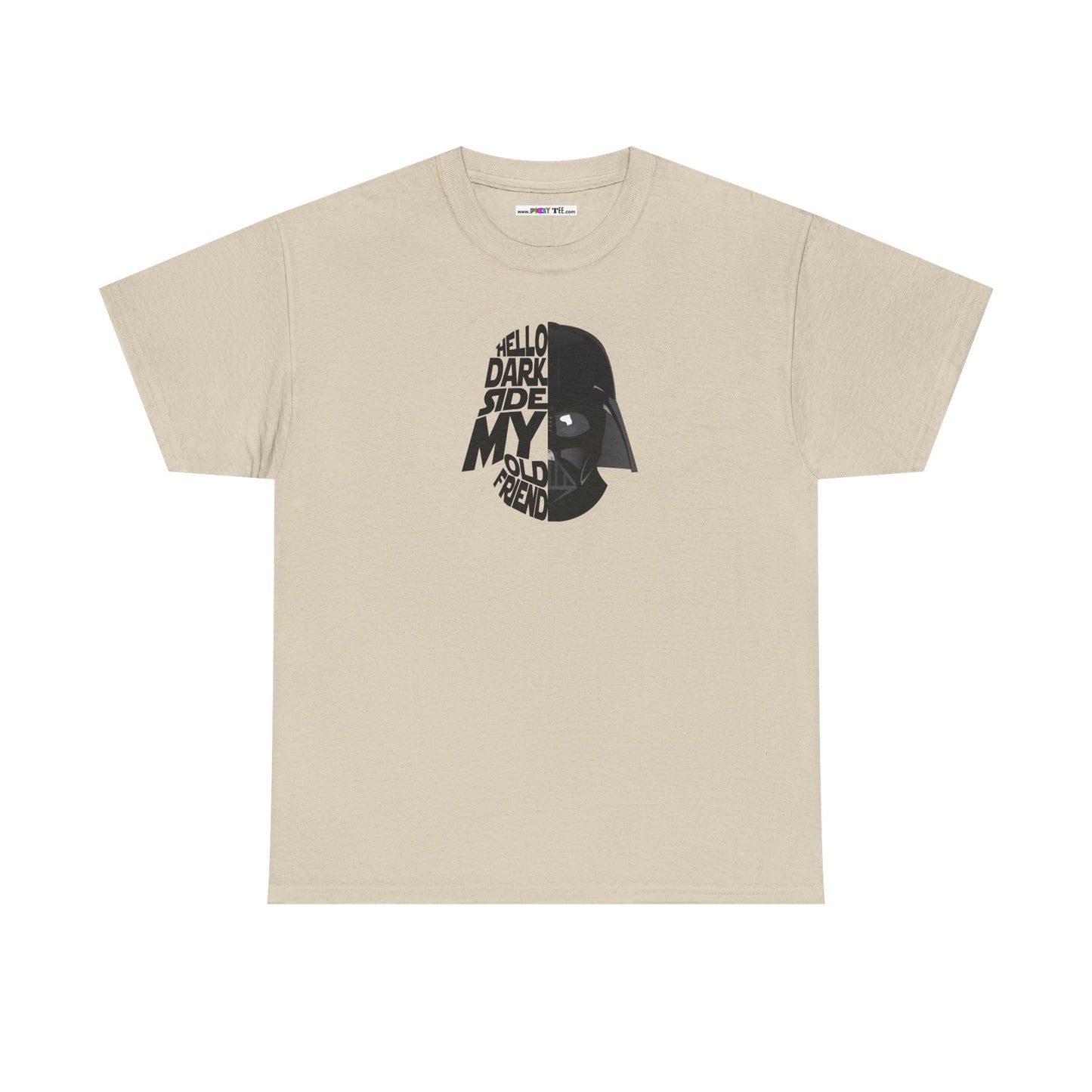 HELLO DARKSIDE MY OLD FRIEND Unisex Heavy Cotton Tee