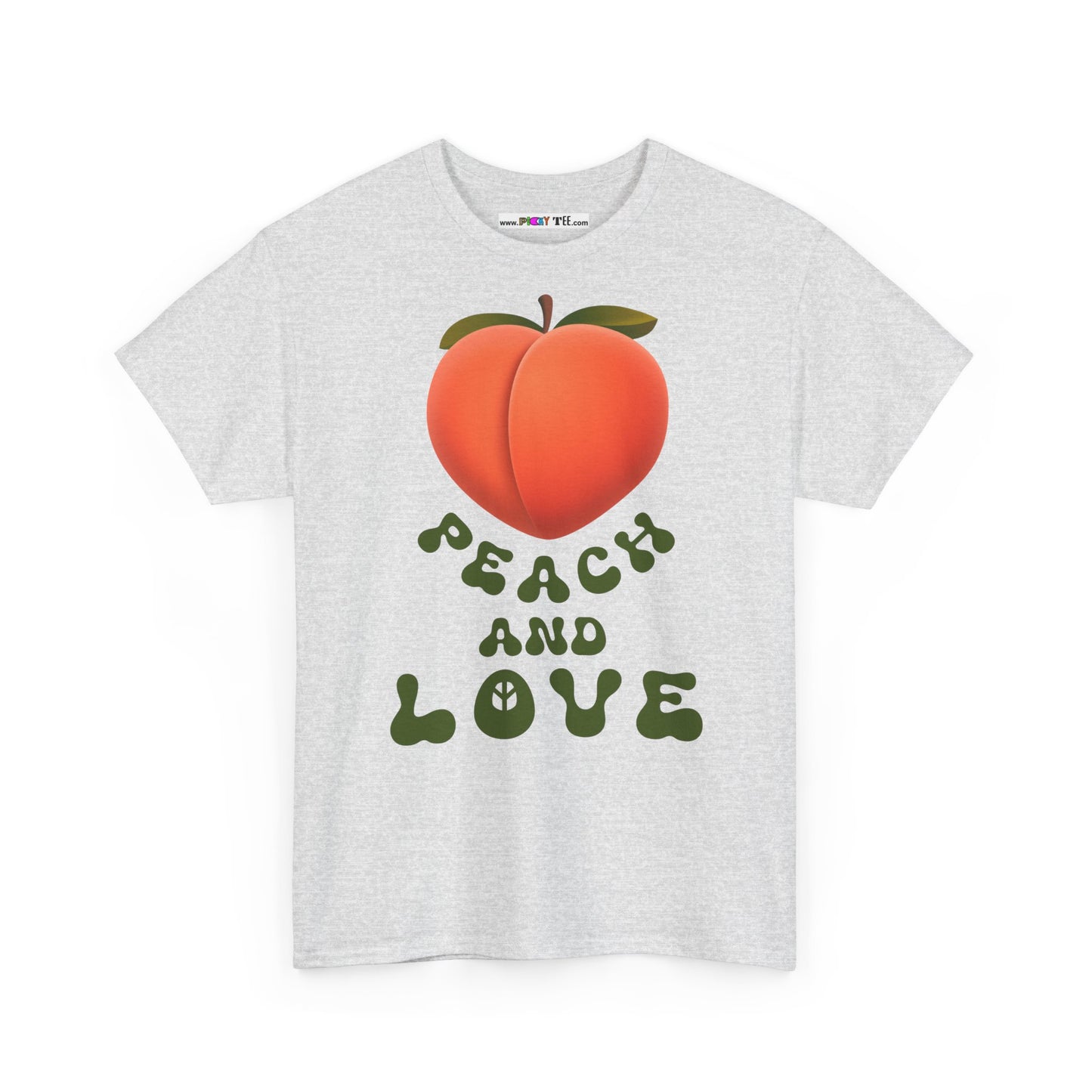 PEACH AND LOVE Unisex Heavy Cotton Tee