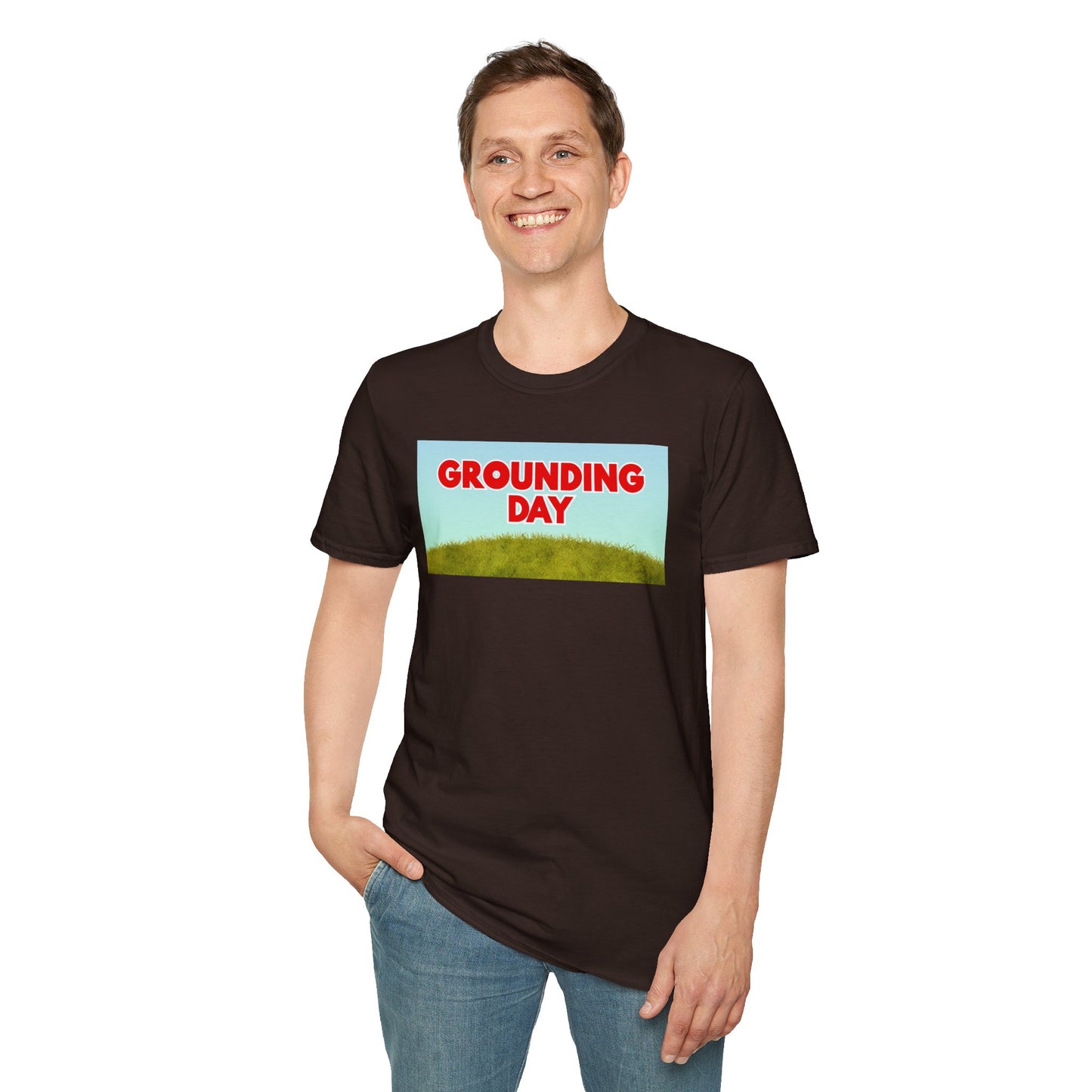 GROUNDING DAY Unisex Softstyle 100% Cotton T-Shirt