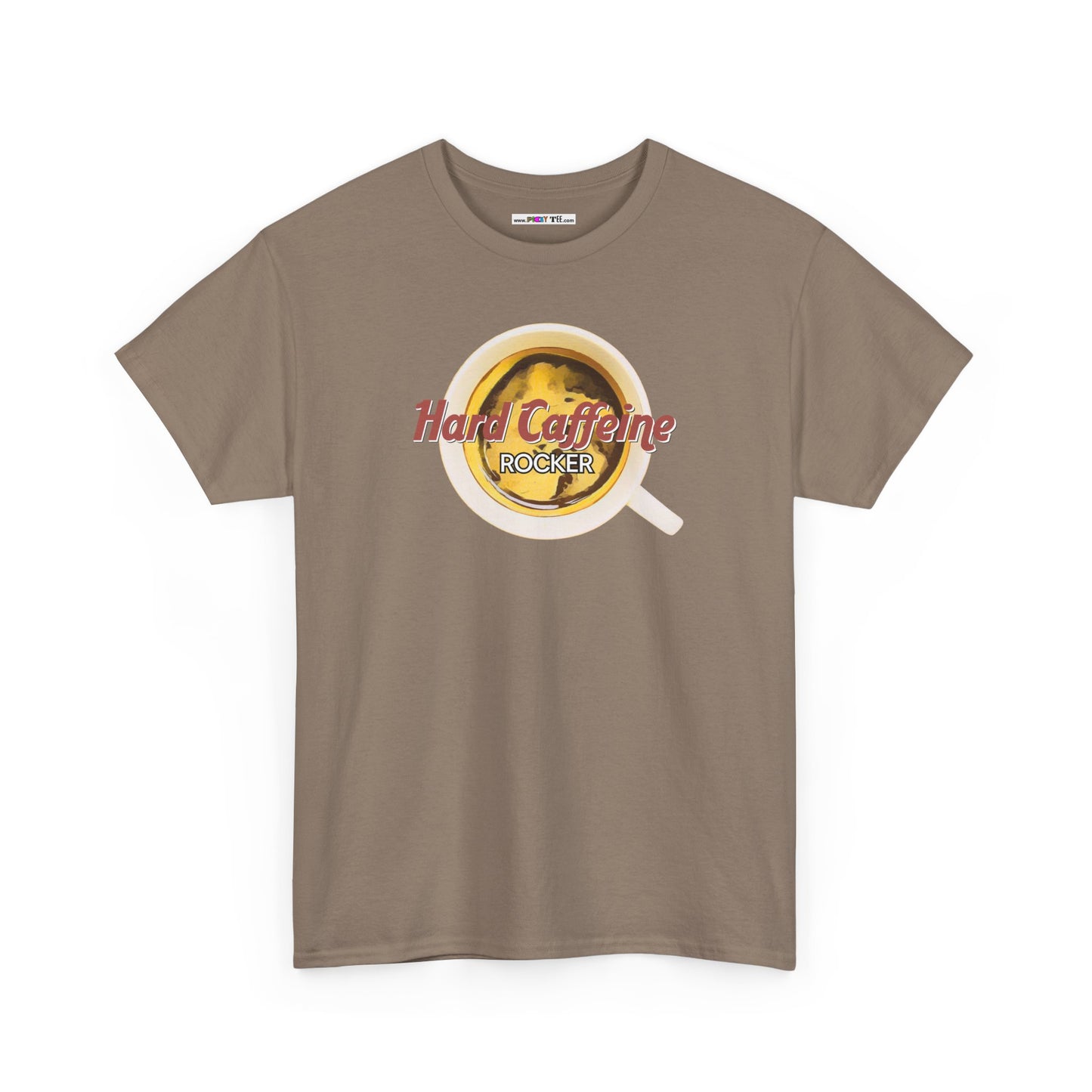 Hard Caffeine ROCKER Unisex Heavy Cotton Tee