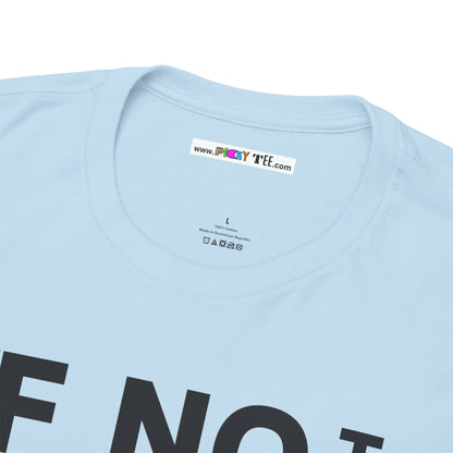 IF NOT NOW THEN WHEN Unisex Heavy Cotton Tee