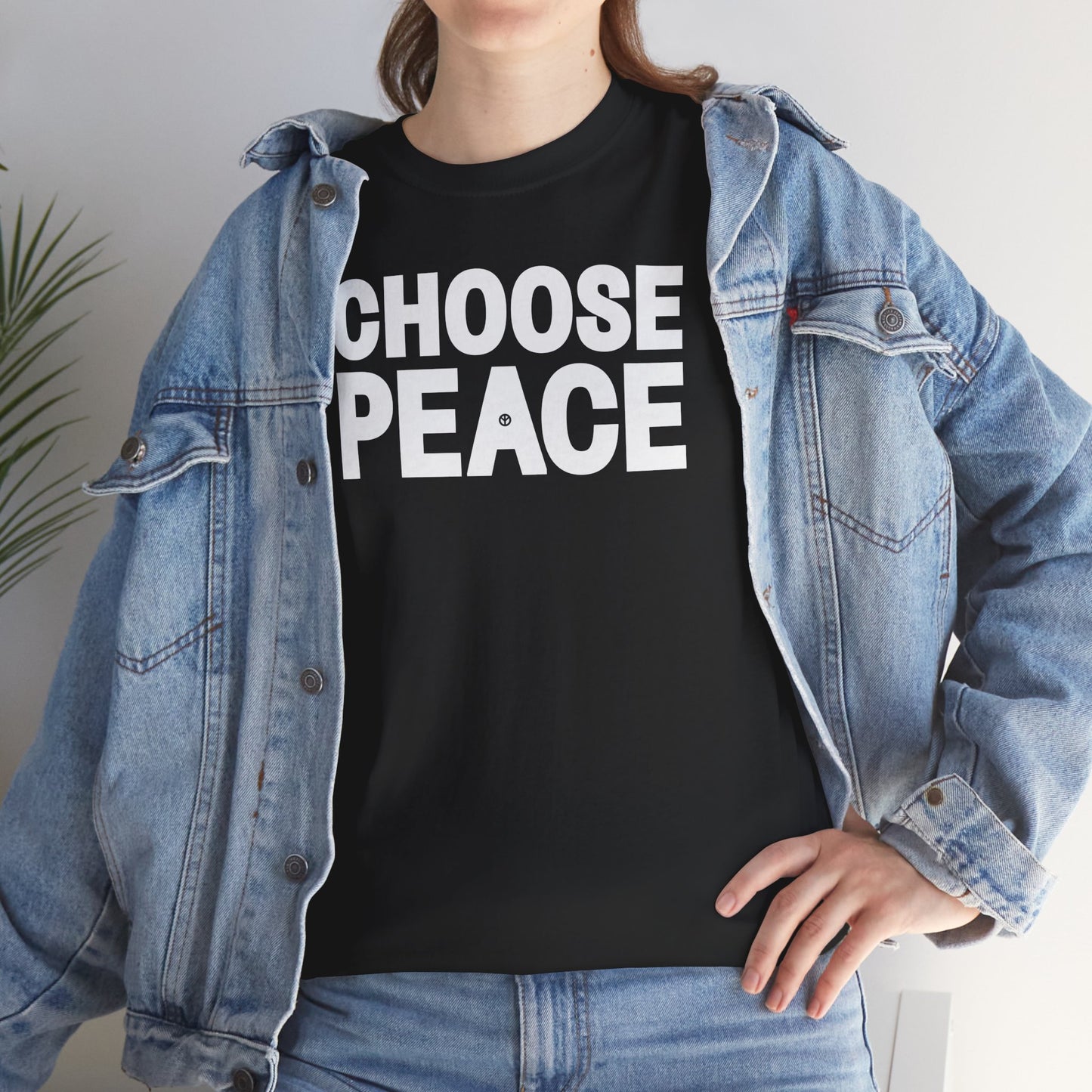CHOOSE PEACE Unisex Heavy Cotton Tee