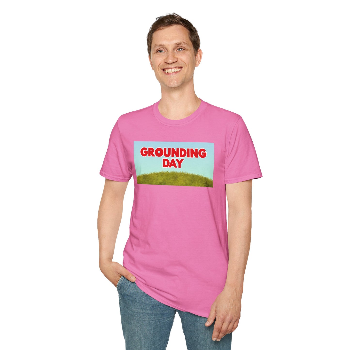 GROUNDING DAY Unisex Softstyle 100% Cotton T-Shirt