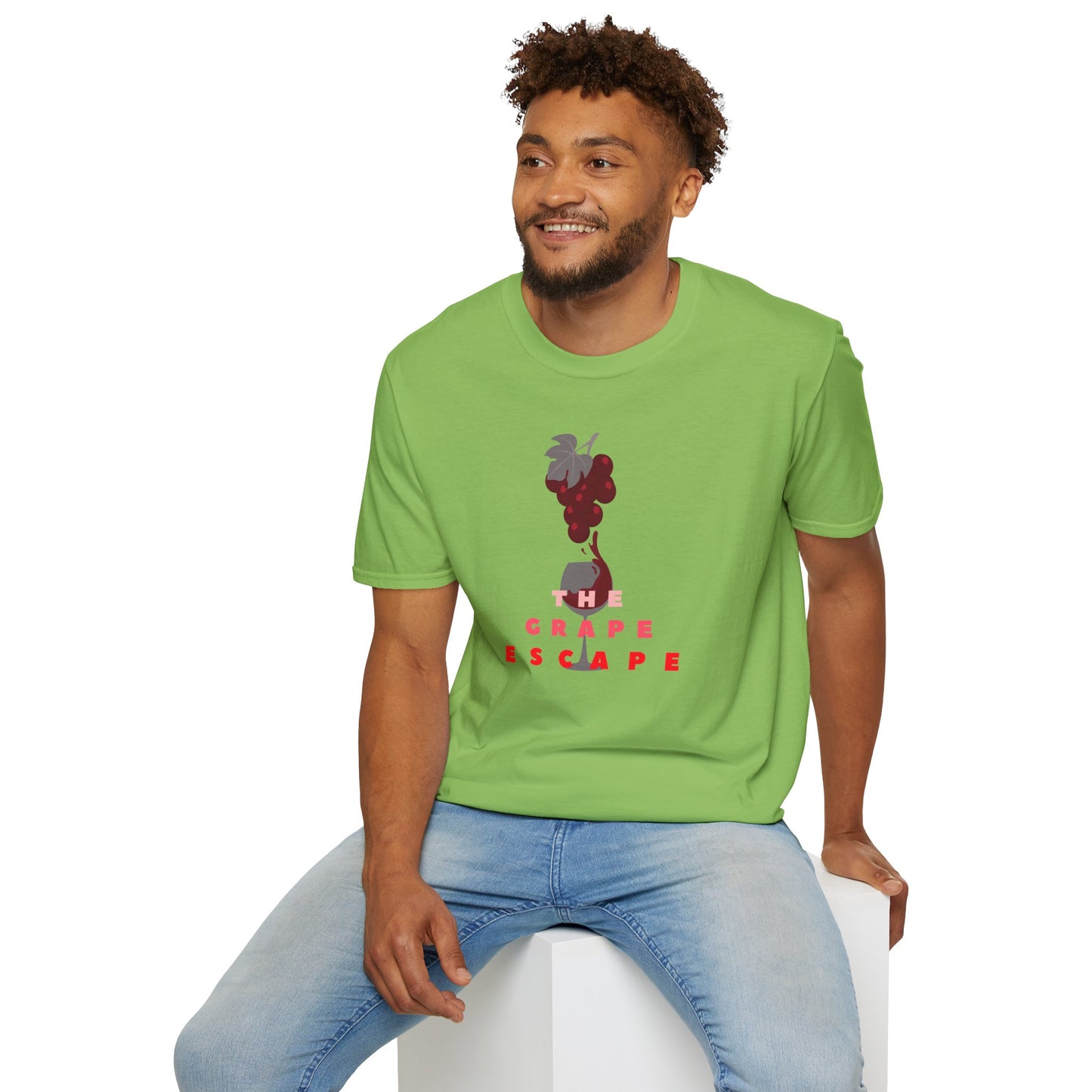 THE GRAPE ESCAPE Unisex Softstyle 100% Cotton T-Shirt