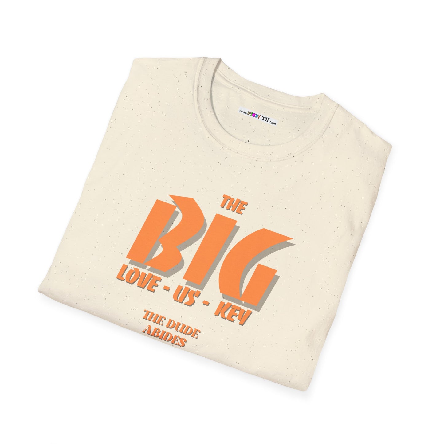 THE BIG LOVE-US-KEY Unisex Softstyle 100% Cotton T-Shirt