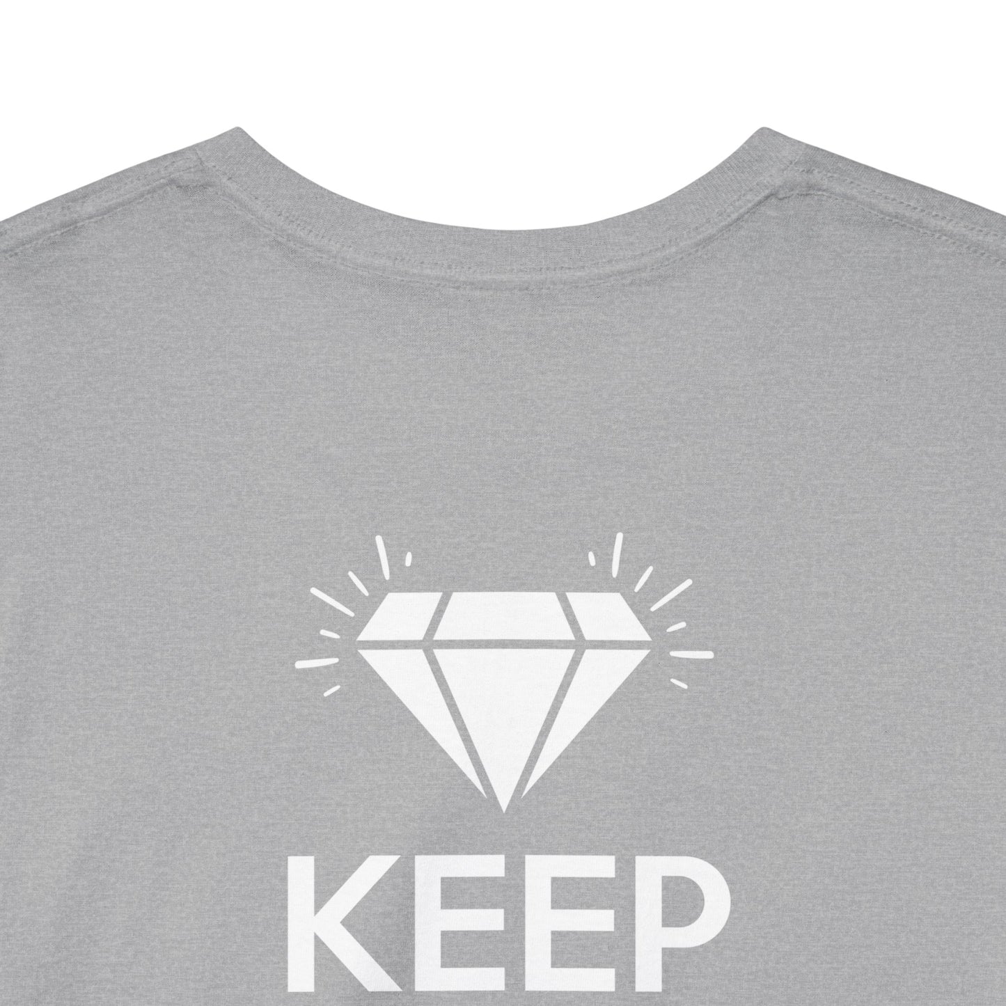KEEP CRAZY AND SHINE ON Unisex Heavy Cotton Tee