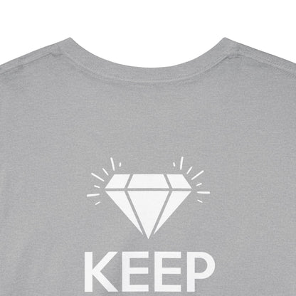 KEEP CRAZY AND SHINE ON Unisex Heavy Cotton Tee