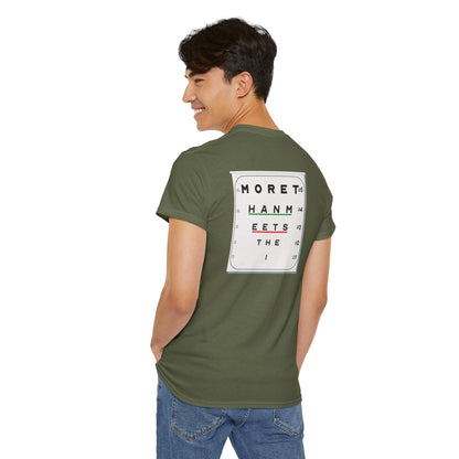 MORE THAN MEETS THE I TEST Unisex Heavy Cotton Tee