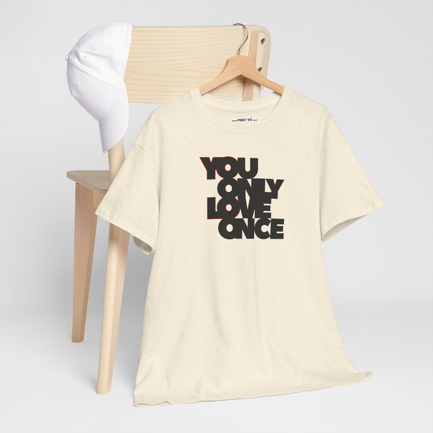 YOLO - YOU ONLY LOVE ONCE Unisex Heavy Cotton Tee