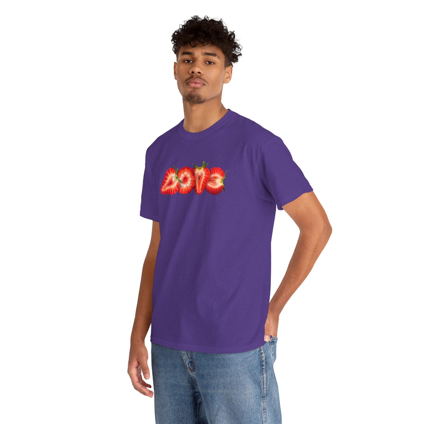 BERRY MUCH LOVE Unisex Heavy Cotton Tee