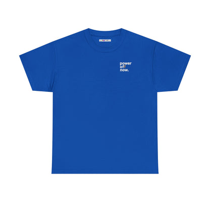 power off now Unisex Heavy Cotton Tee