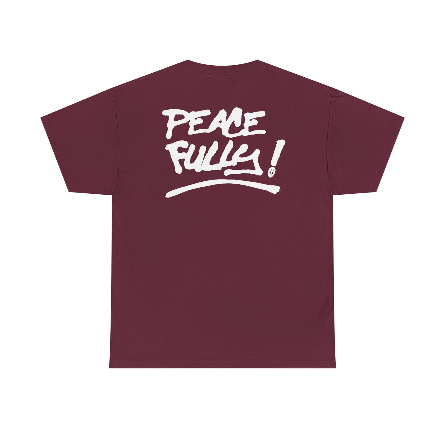 PEACEFULLY! Unisex Heavy Cotton Tee