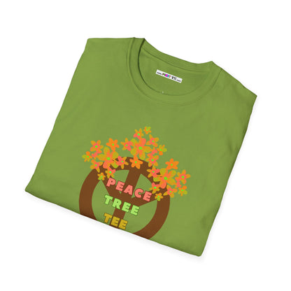 PEACE TREE TEE Unisex Softstyle 100% Cotton T-Shirt