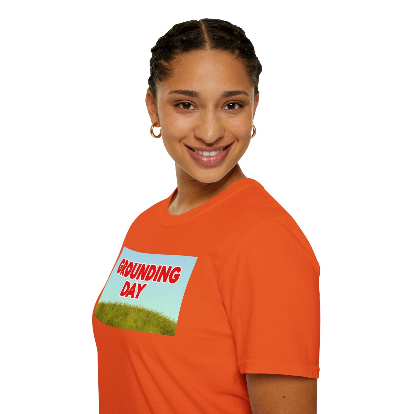 GROUNDING DAY Unisex Softstyle 100% Cotton T-Shirt