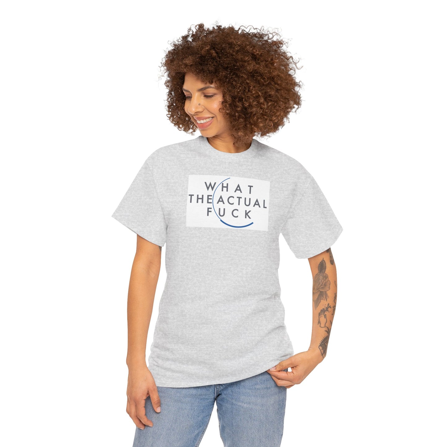 WHAT THE ACTUAL FUCK Unisex Heavy Cotton Tee