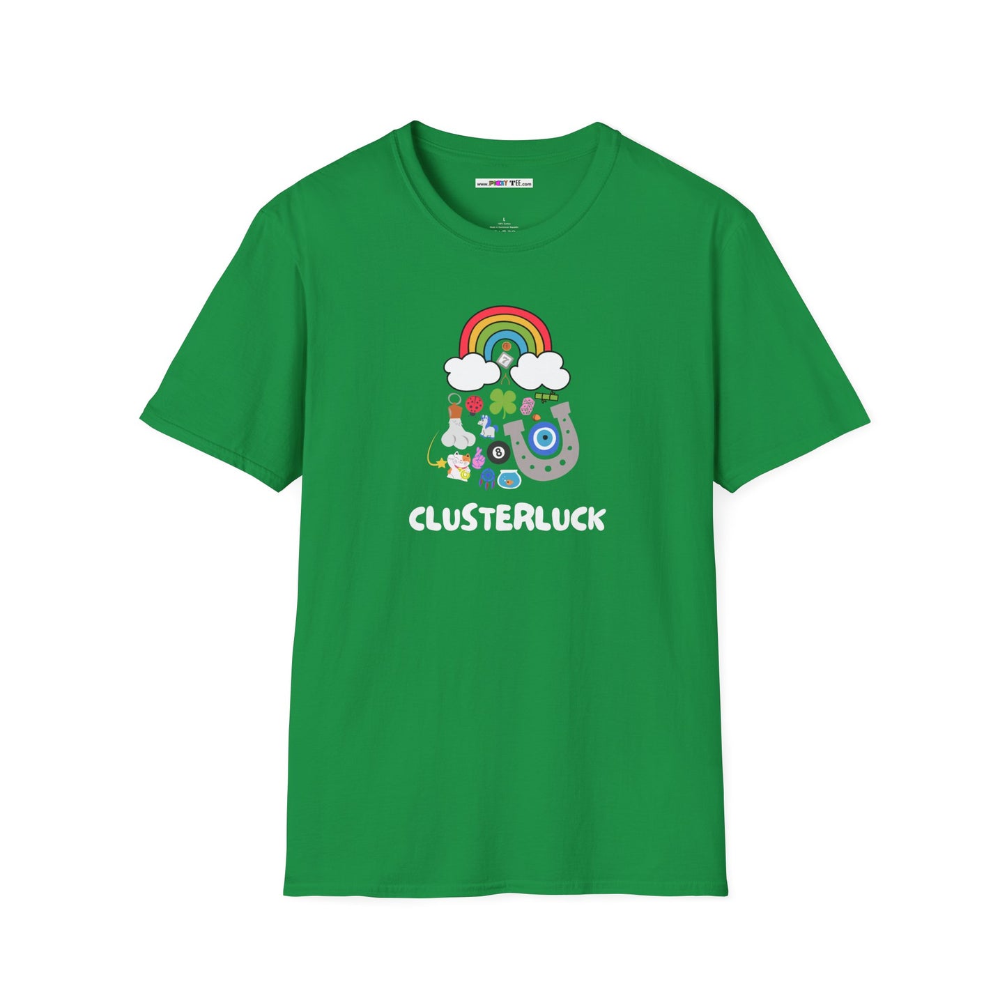 CLUSTERLUCK Unisex Softstyle 100% Cotton T-Shirt