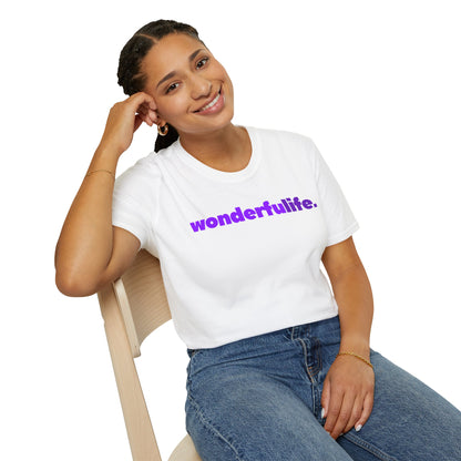 wonderfuLIFE. Unisex Softstyle 100% Cotton T-Shirt