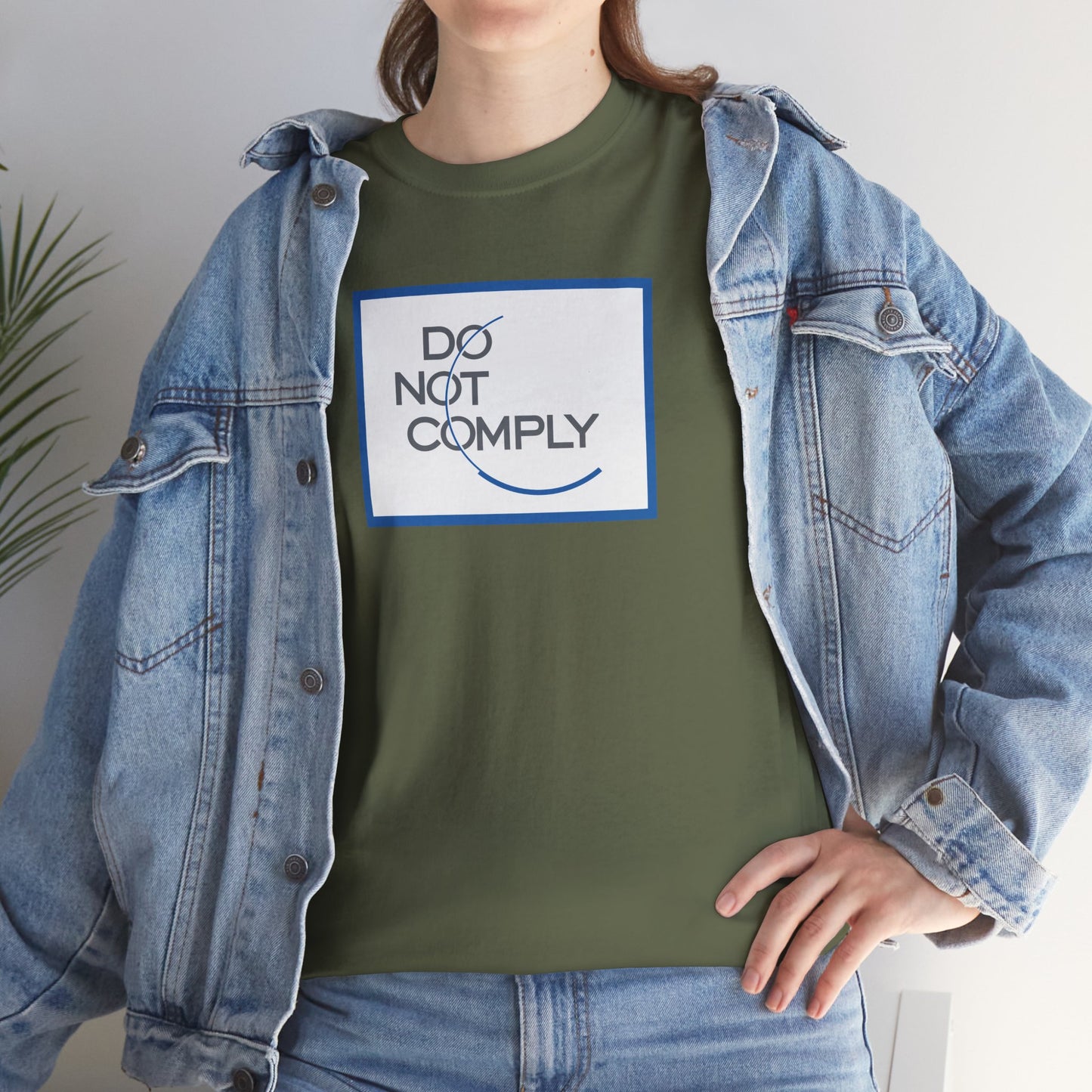 DO NOT COMPLY Unisex Heavy Cotton Tee