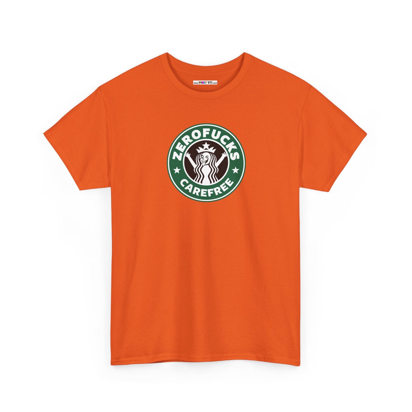 ZEROFUCKS CAREFREE Unisex Heavy Cotton Tee