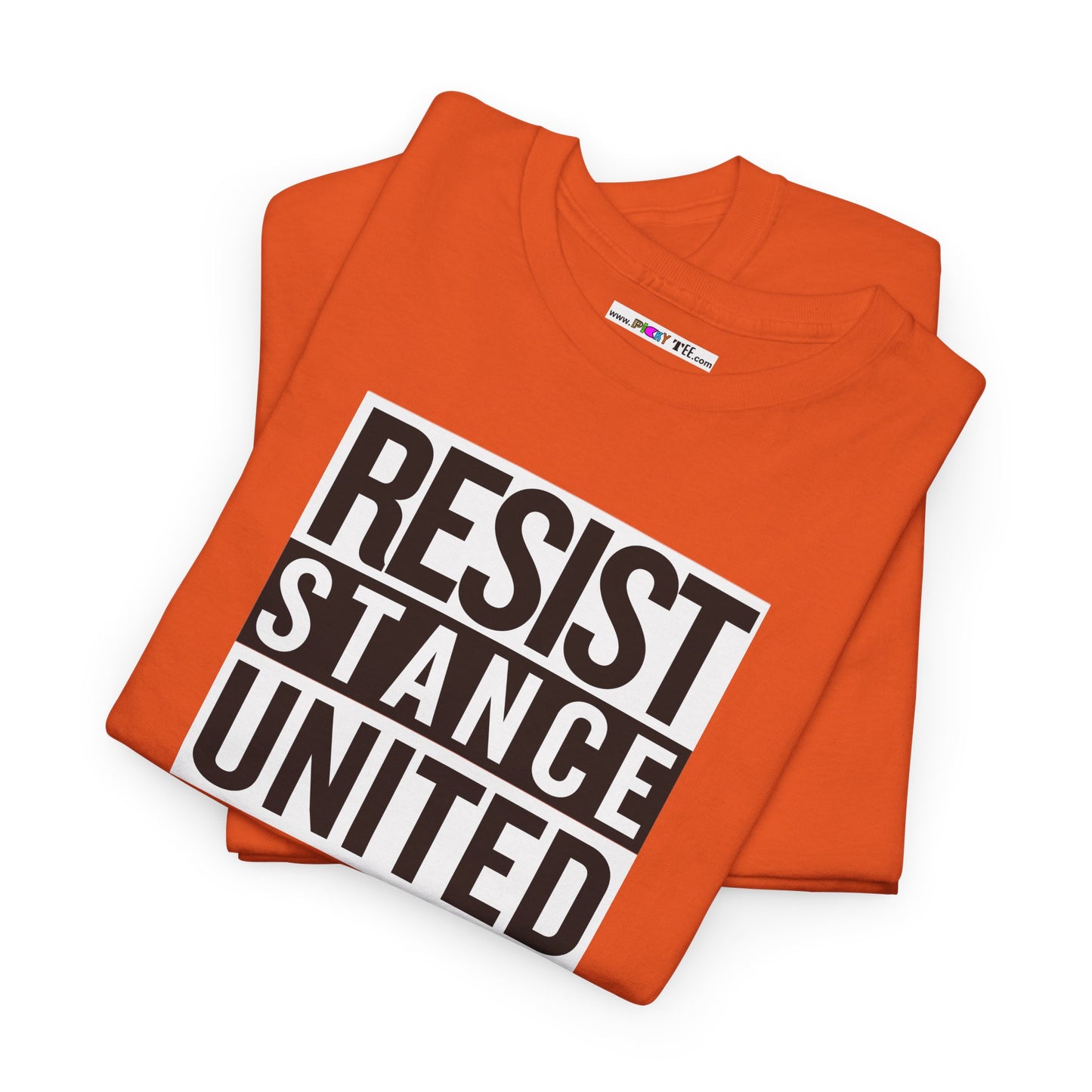 RESIST STANCE UNITED Unisex Heavy Cotton Tee