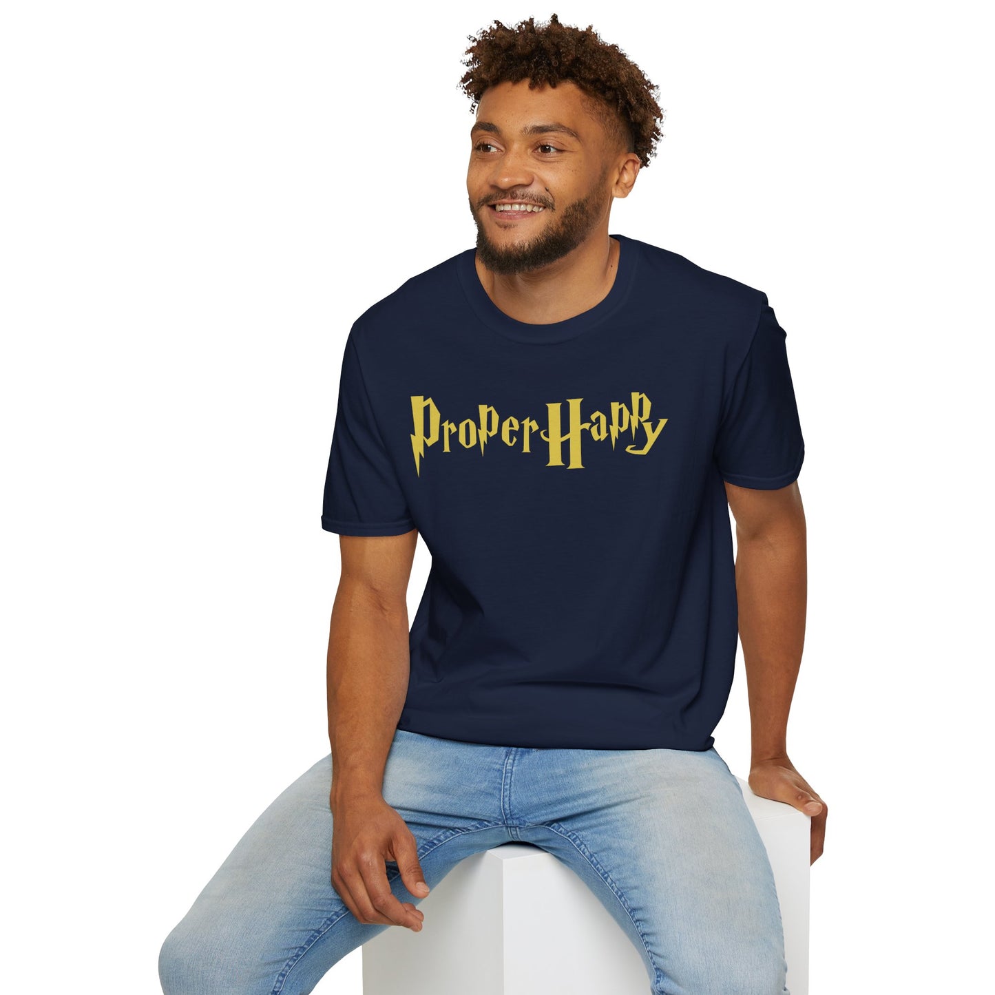 Proper Happy Unisex Softstyle 100% Cotton T-Shirt