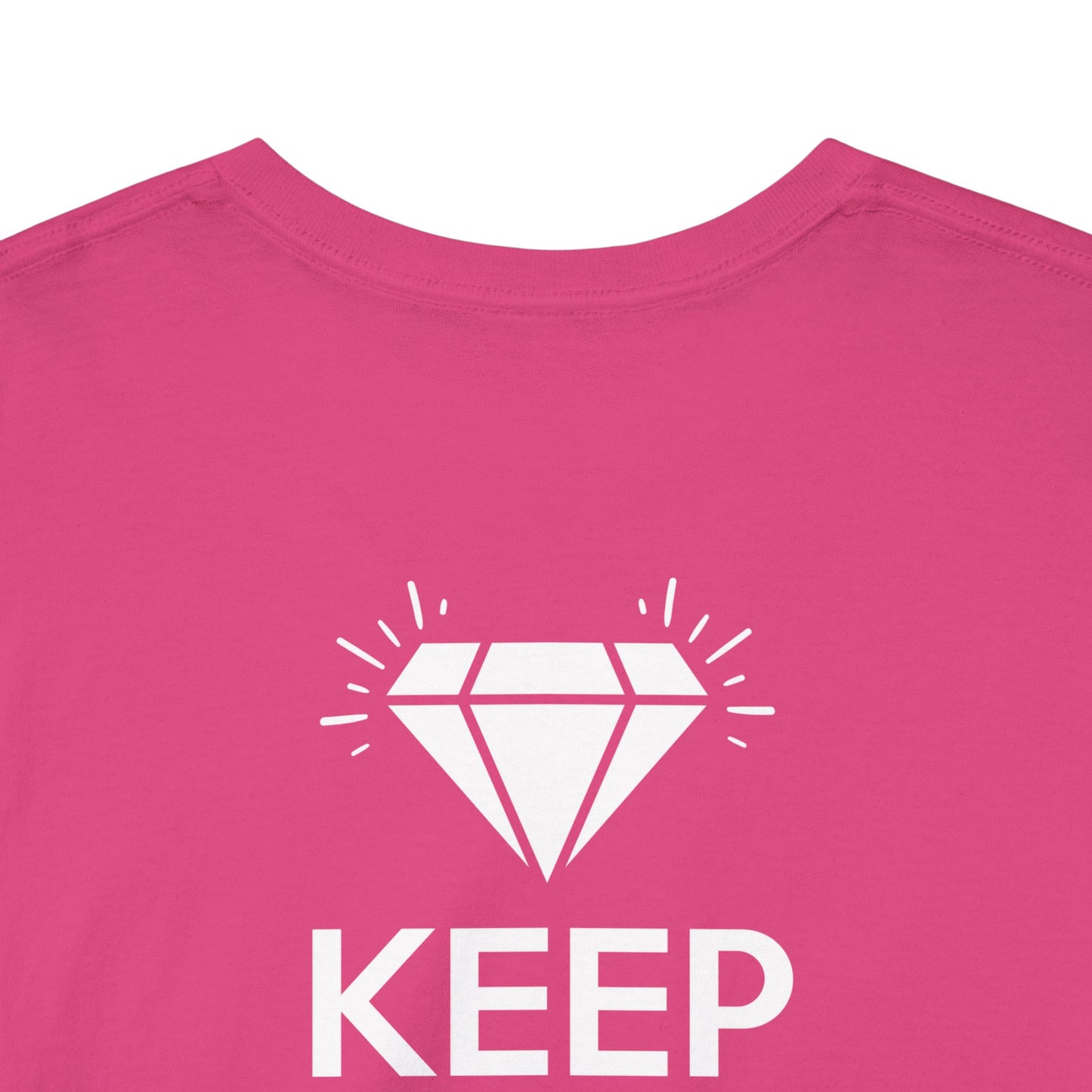 KEEP CRAZY AND SHINE ON Unisex Heavy Cotton Tee