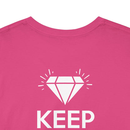 KEEP CRAZY AND SHINE ON Unisex Heavy Cotton Tee