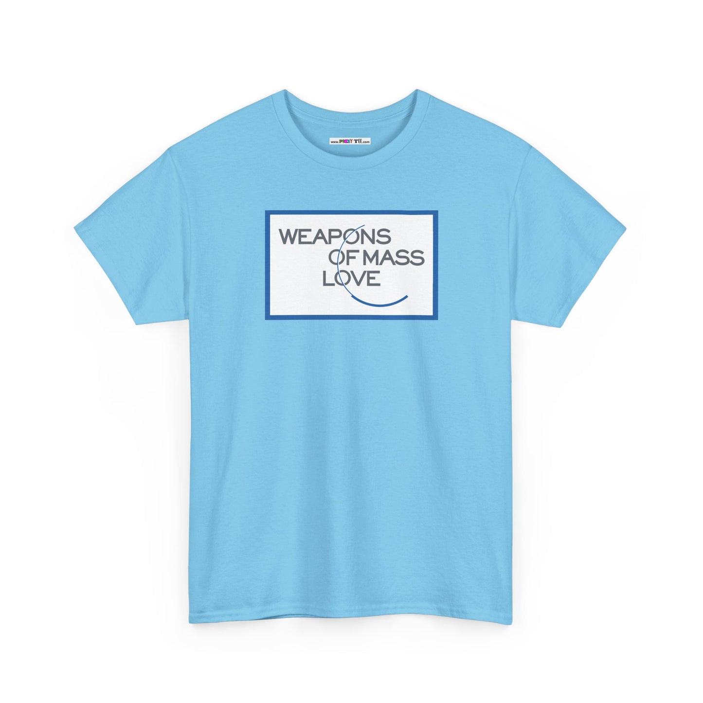 WEAPONS OF MASS LOVE Unisex Heavy Cotton Tee
