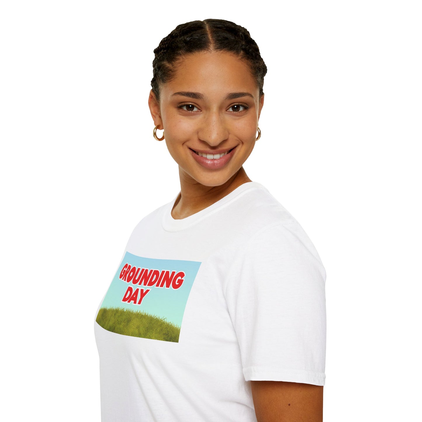 GROUNDING DAY Unisex Softstyle 100% Cotton T-Shirt