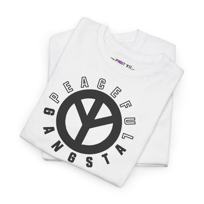 PEACEFUL GANGSTA Unisex Heavy Cotton Tee