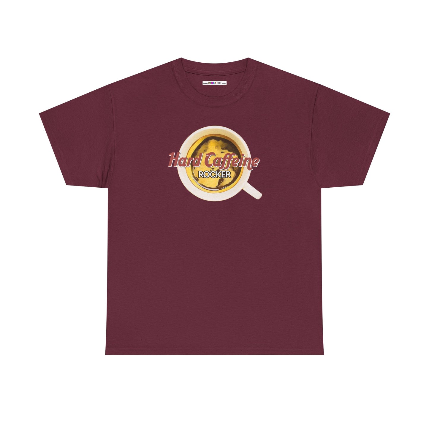 Hard Caffeine ROCKER Unisex Heavy Cotton Tee