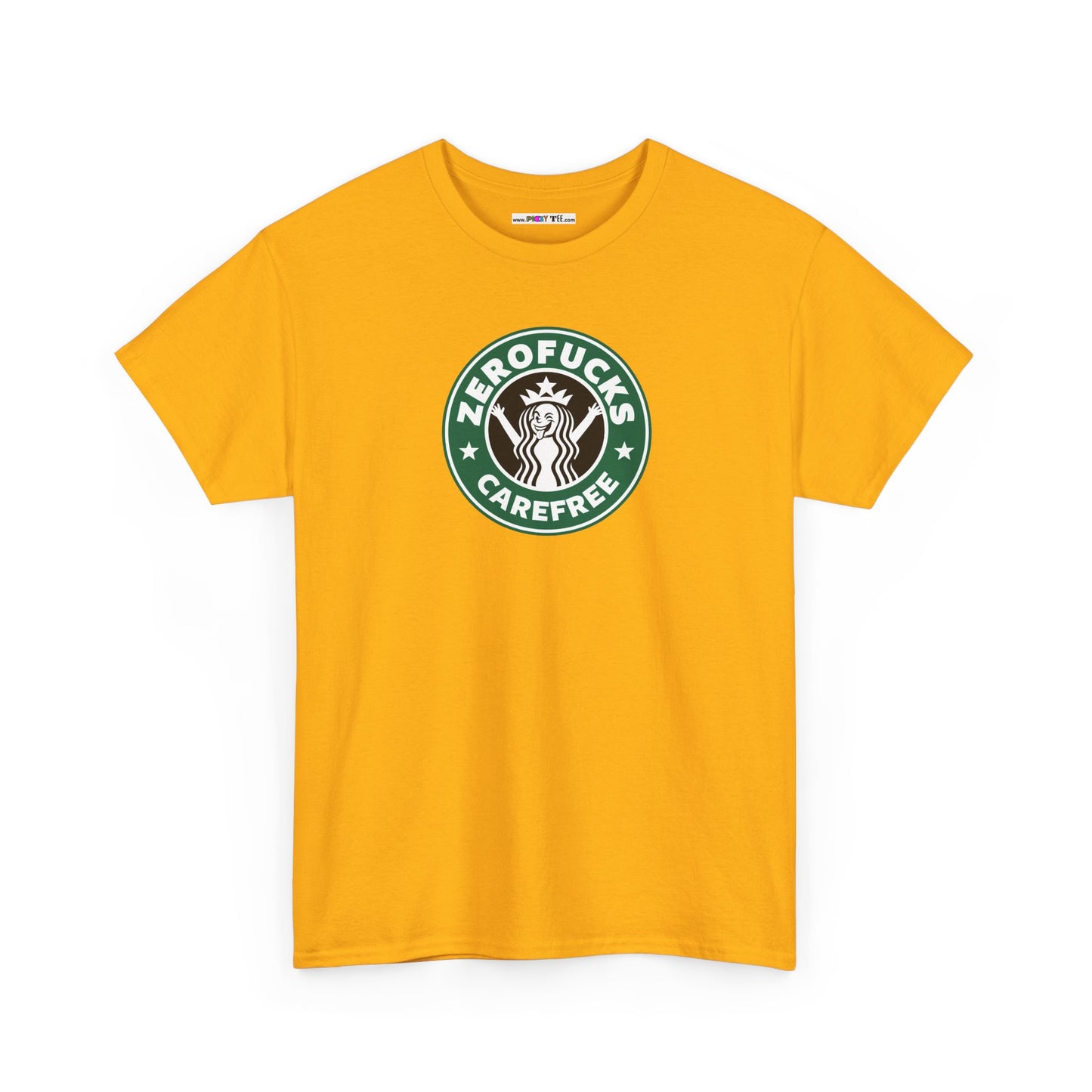 ZEROFUCKS CAREFREE Unisex Heavy Cotton Tee