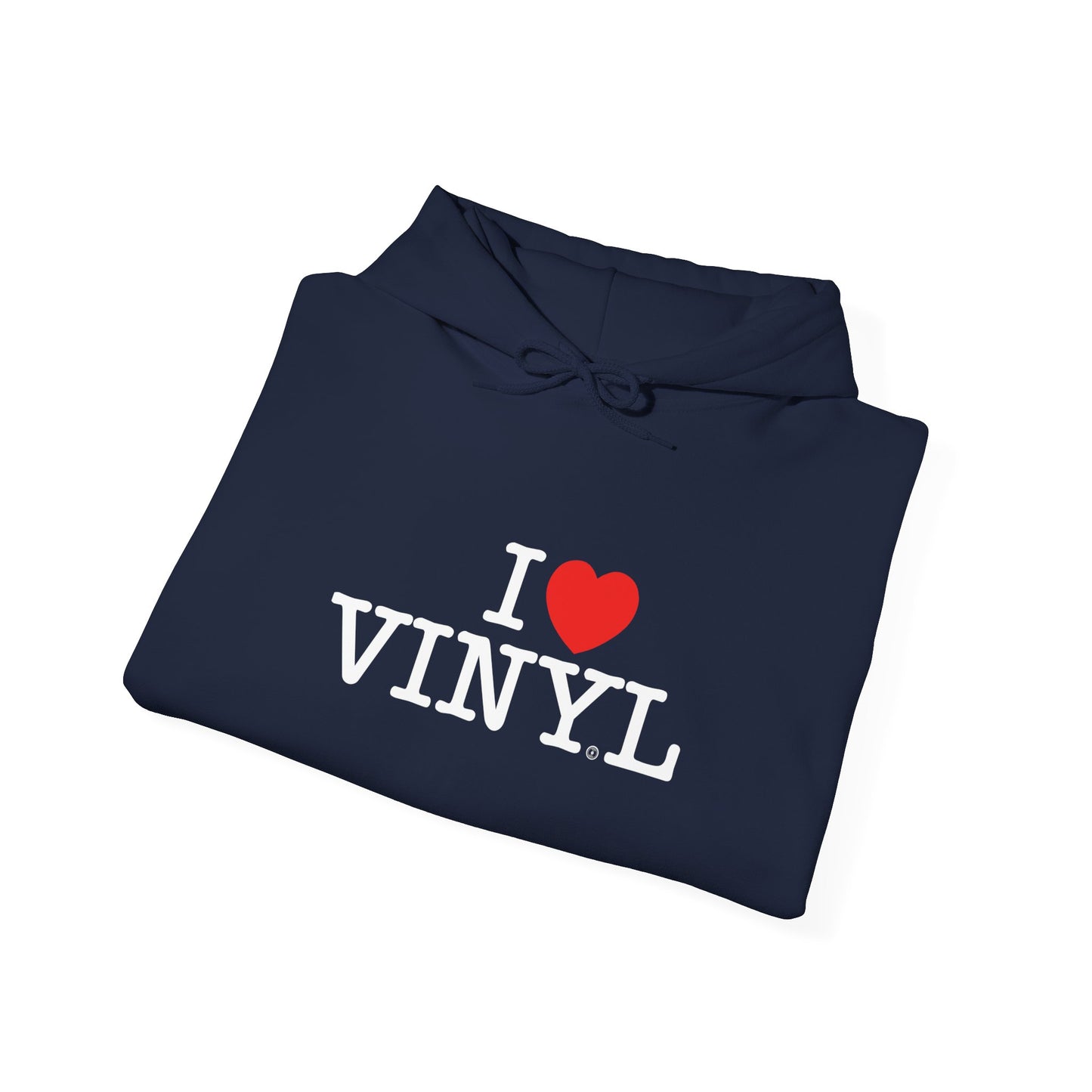 I ❤️ VINYL Unisex Heavy Blend™ Hooded Sweatshirt