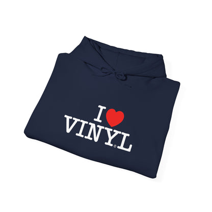 I ❤️ VINYL Unisex Heavy Blend™ Hooded Sweatshirt